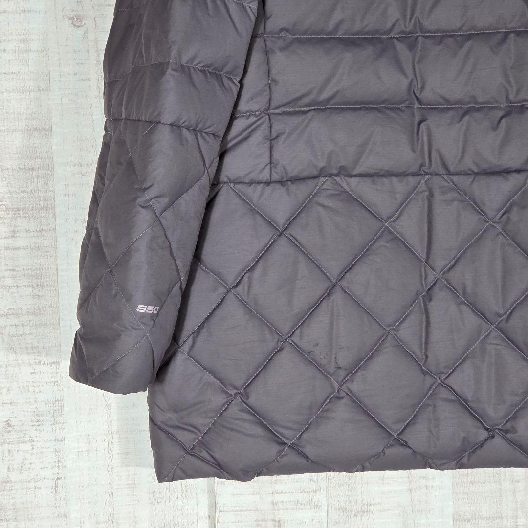 極暖✨️ノースフェイス ロング ファーダウンコート キルティングコート 紫 M