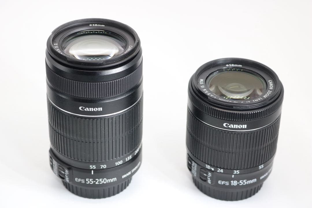 超美品 【Canon EOS Kiss X7 ダブルレンズセット】 箱付き