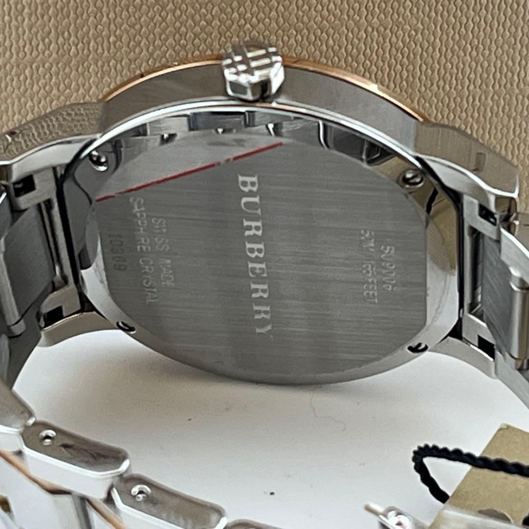 【新品未使用】　バーバリー　BU9006 クォーツ　箱付　保護フィルム付