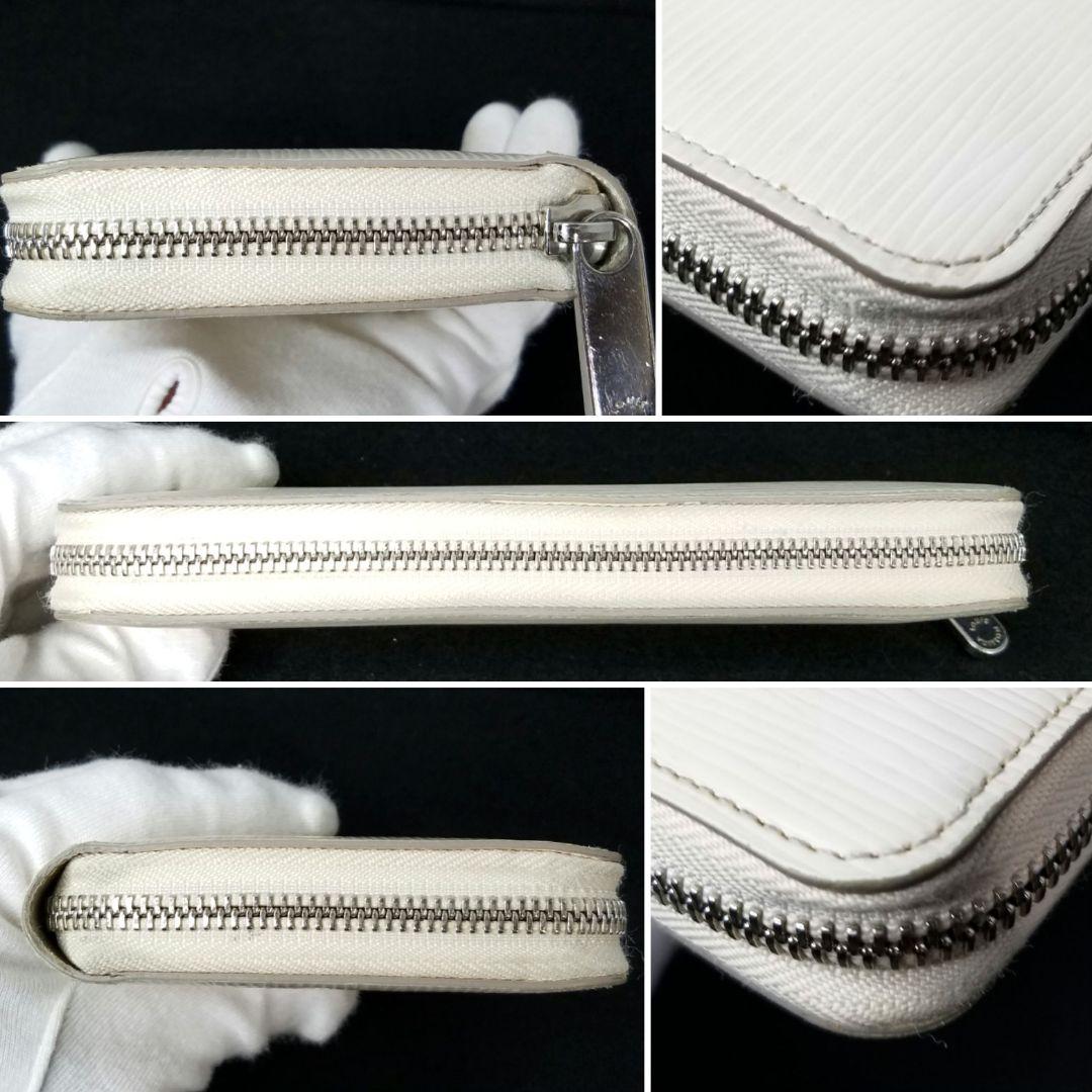 専用ルイヴィトン エピ ジッピーウォレット 白 ホワイト イヴォワール ラウンド