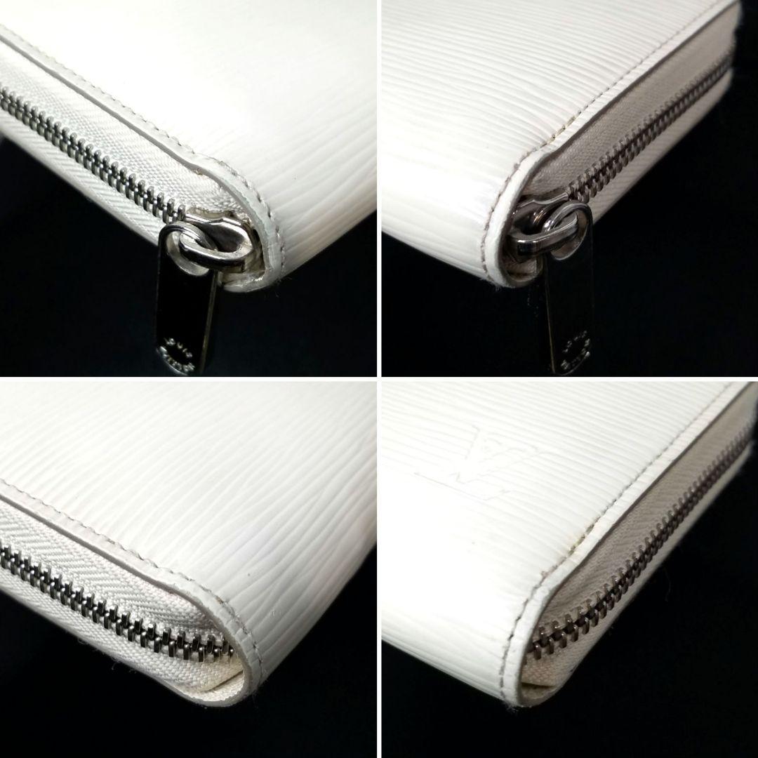 専用ルイヴィトン エピ ジッピーウォレット 白 ホワイト イヴォワール ラウンド