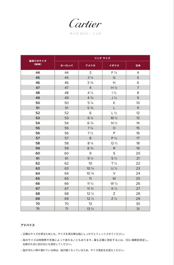 Cartier ミニラブリング ホワイトゴールド 専用ボックス付き　５２