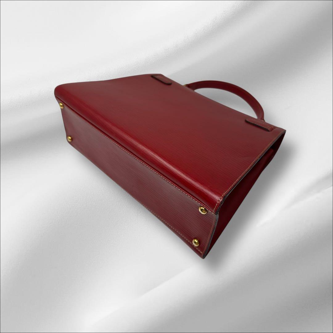 【美品】 ゴールドファイル ハンドバッグ レザー 2way