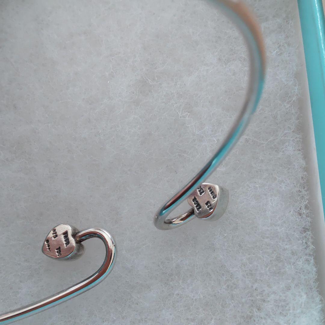 TIFFANY ティファニーダブルハートバングル