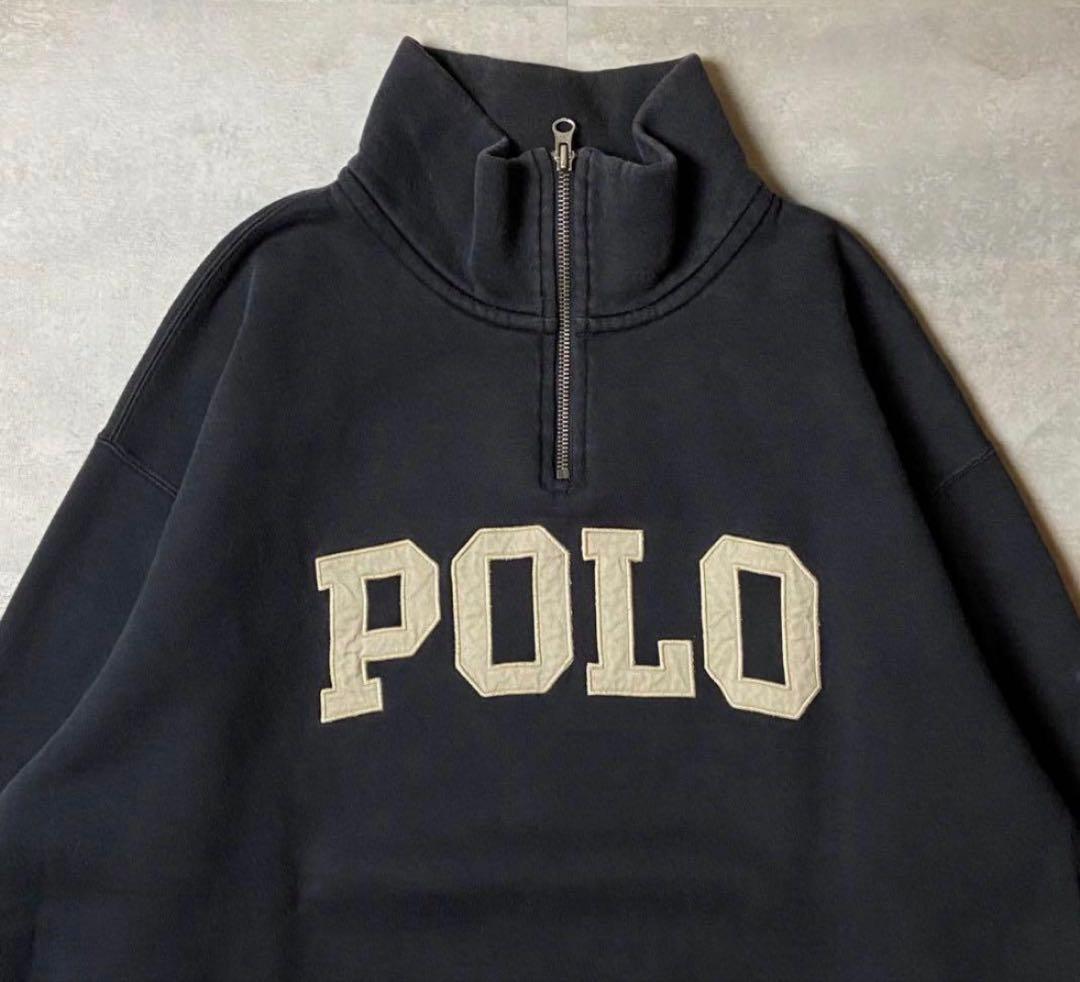 ポロスポーツ　ハーフジップ POLO 古着 トレーナー