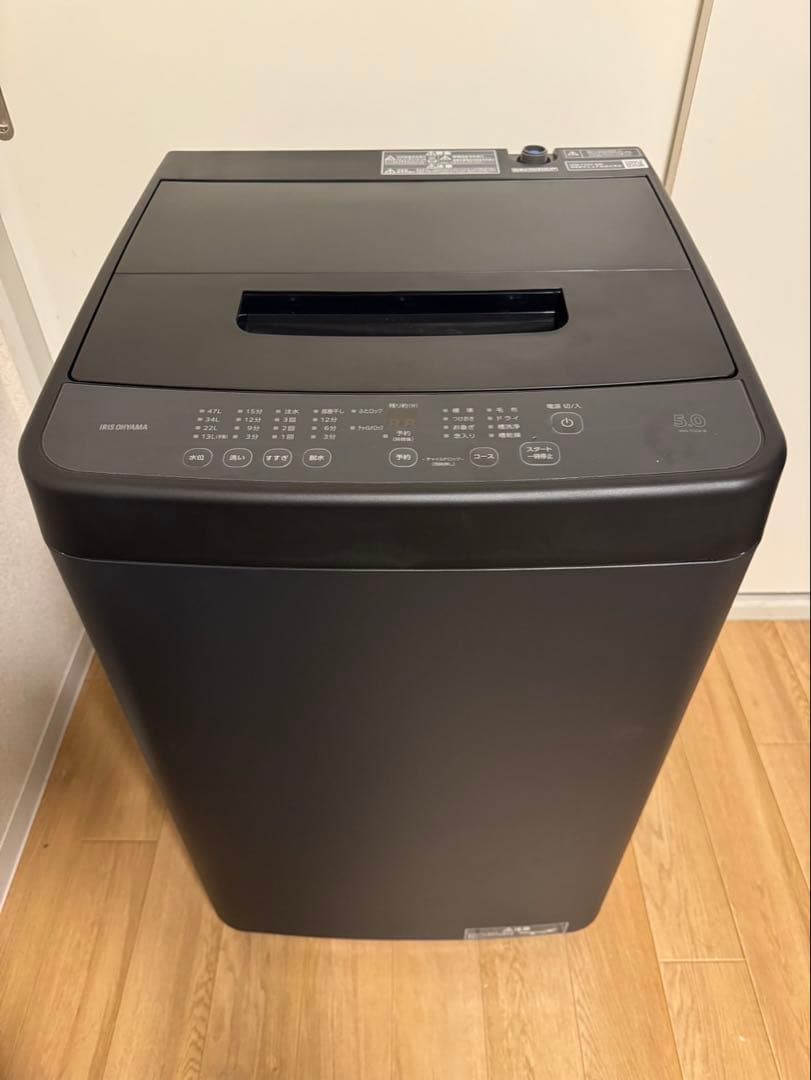 美品！！アイリスオーヤマ 洗濯機 IAW-T504 5kg 2024年製