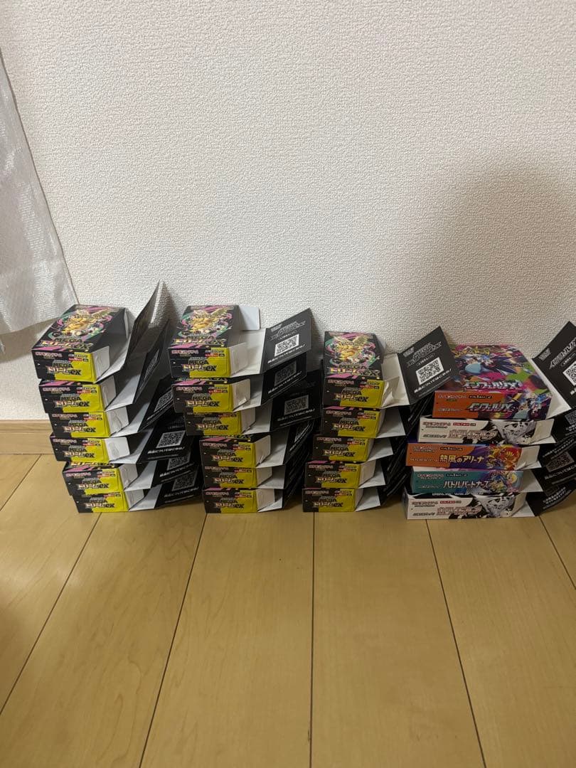 ポケモンカードゲーム MEGAドリームex 空箱 ぺりぺり付き 17個 +他5個
