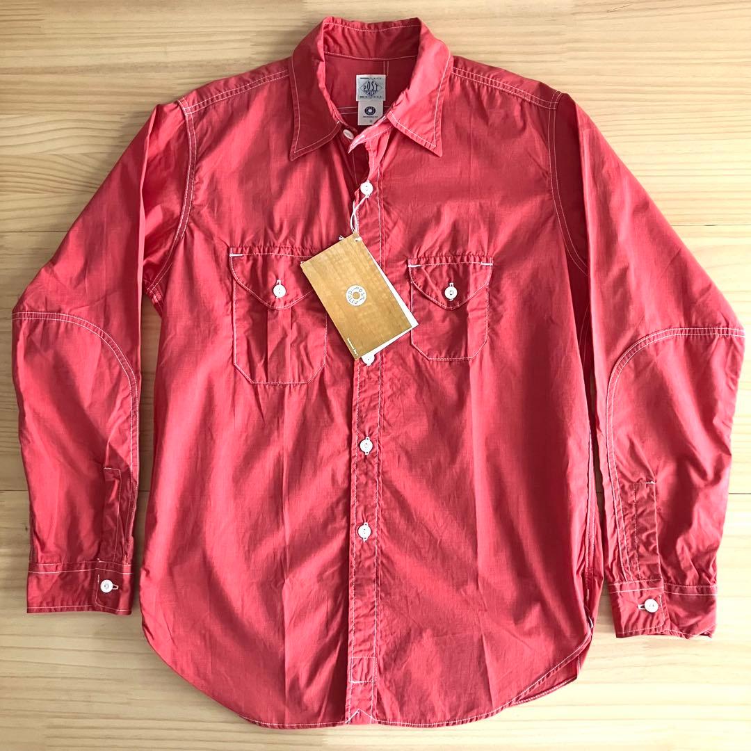 未使用 USA製 POST O’ALLS ワークシャツ コットンシャンブレー M