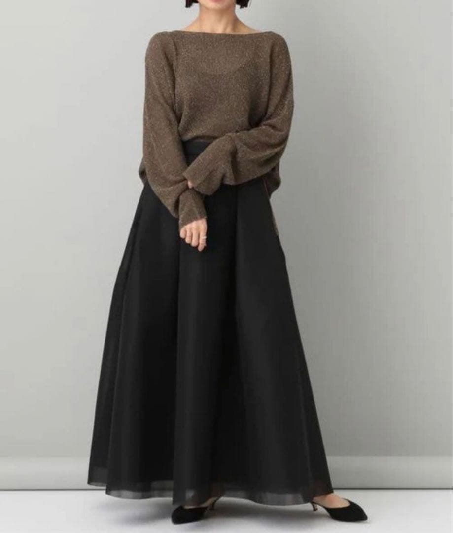 新品☆Apart by☆ダブルラッセルタックスカート