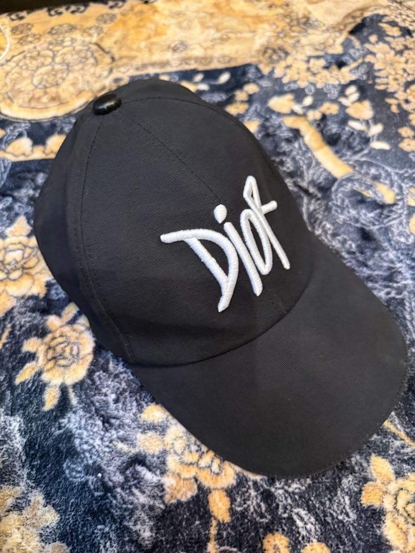 《Dior》黒 ベースボールキャップ S @ 美品
