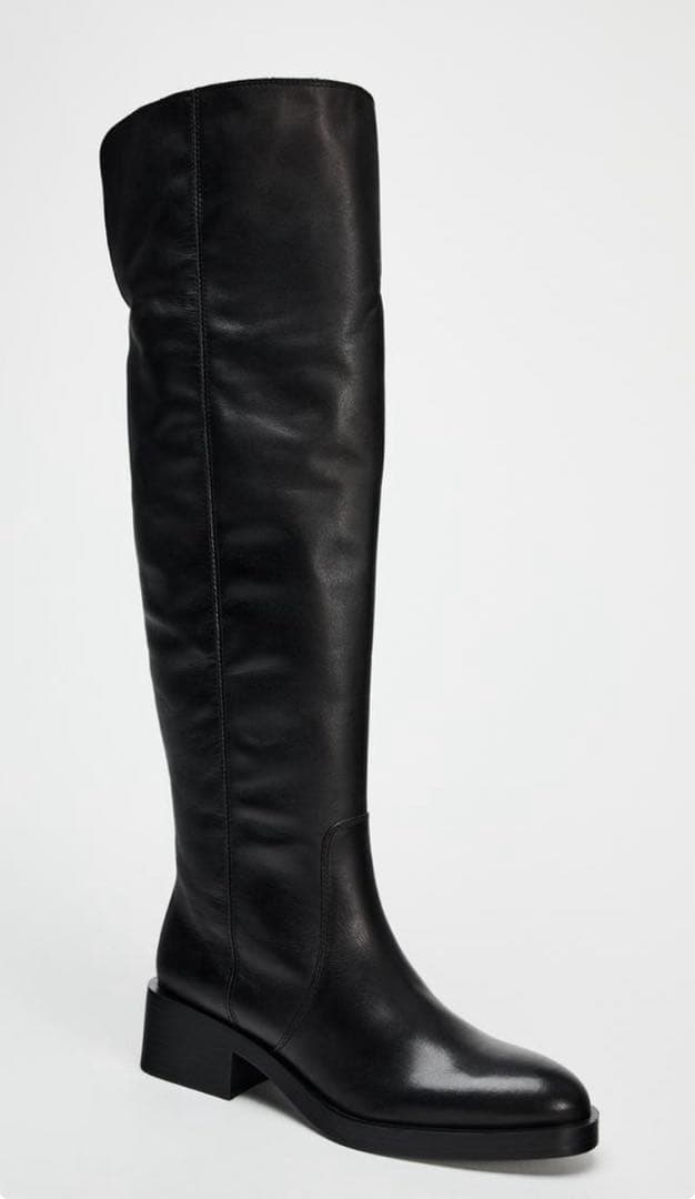 はな様 御専用　ZARAレザーニーハイブーツ