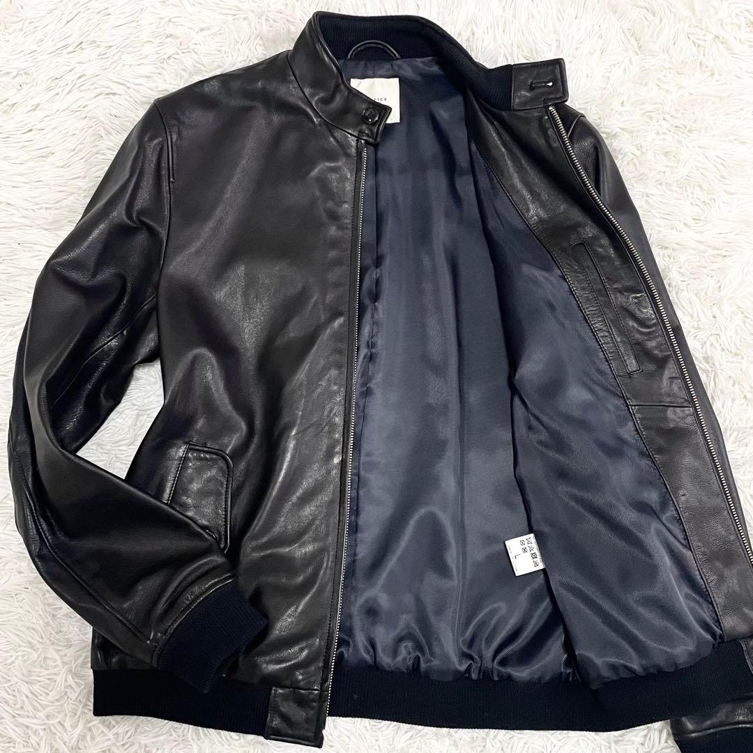 【専用】エディフィス シングルライダース ラムレザー 羊革 ブラック L