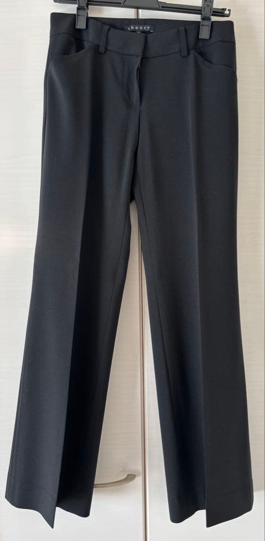 theory ブラックパンツスーツ上下セット
