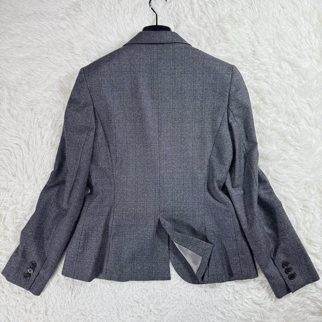 【イタリア生地】ザスーツカンパニー レダ グレンチェック パンツスーツ 40 L