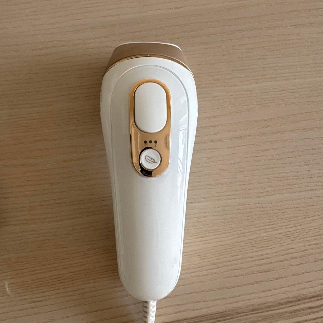 ブラウンPL-5268 家庭用光美容器IPLシルクエキスパートホワイト&ゴールド