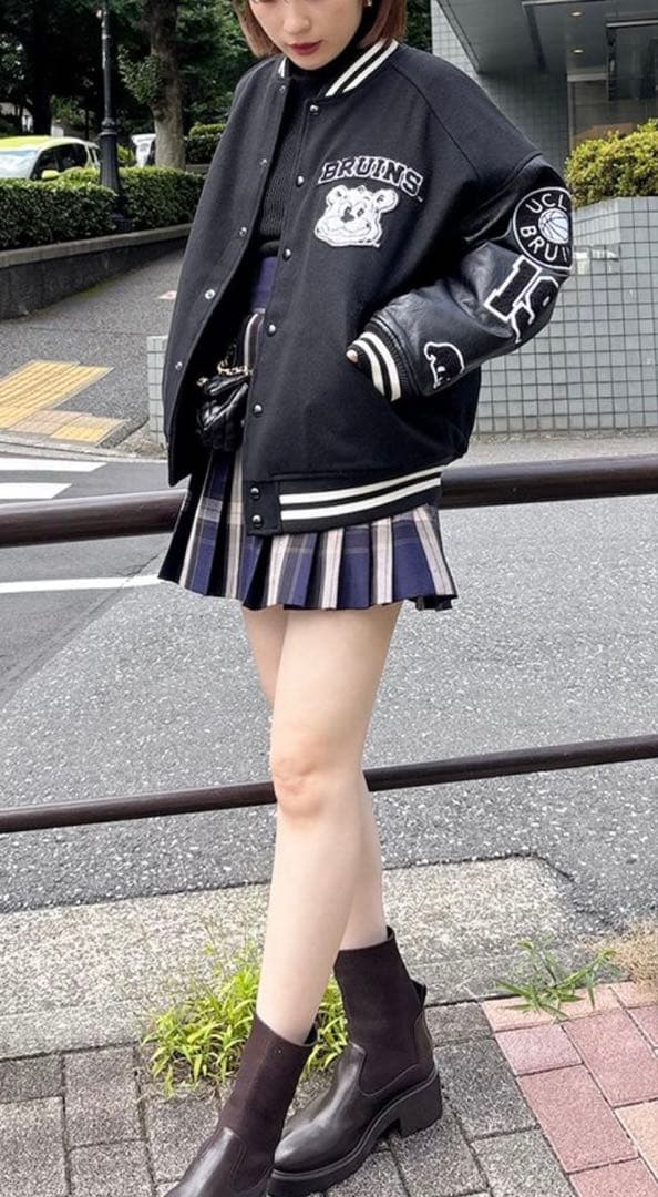 新品❣️スナイデル ❣️ 【UCLA/NUTMEG】スタジャン　BLK 完売品