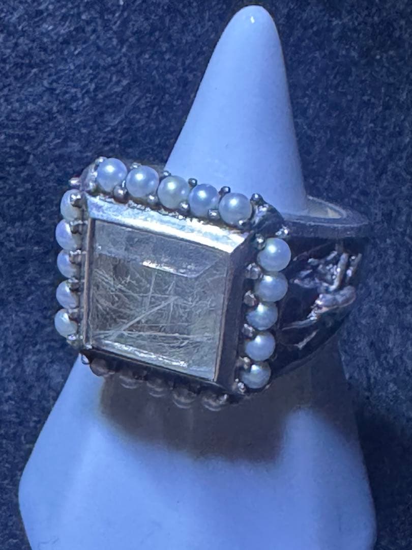 e.m. イーエム　カレッジリング　ルチルクォーツ