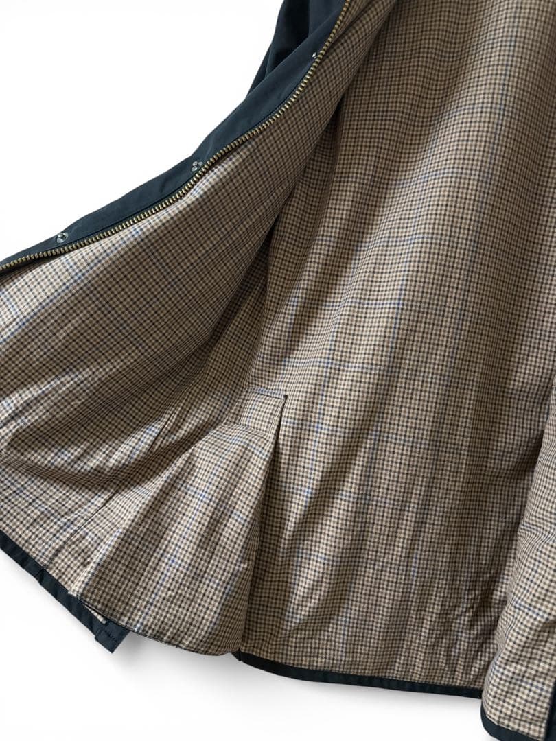 Barbour フィールドジャケット ブラック サイズ36タータンチェック英国製