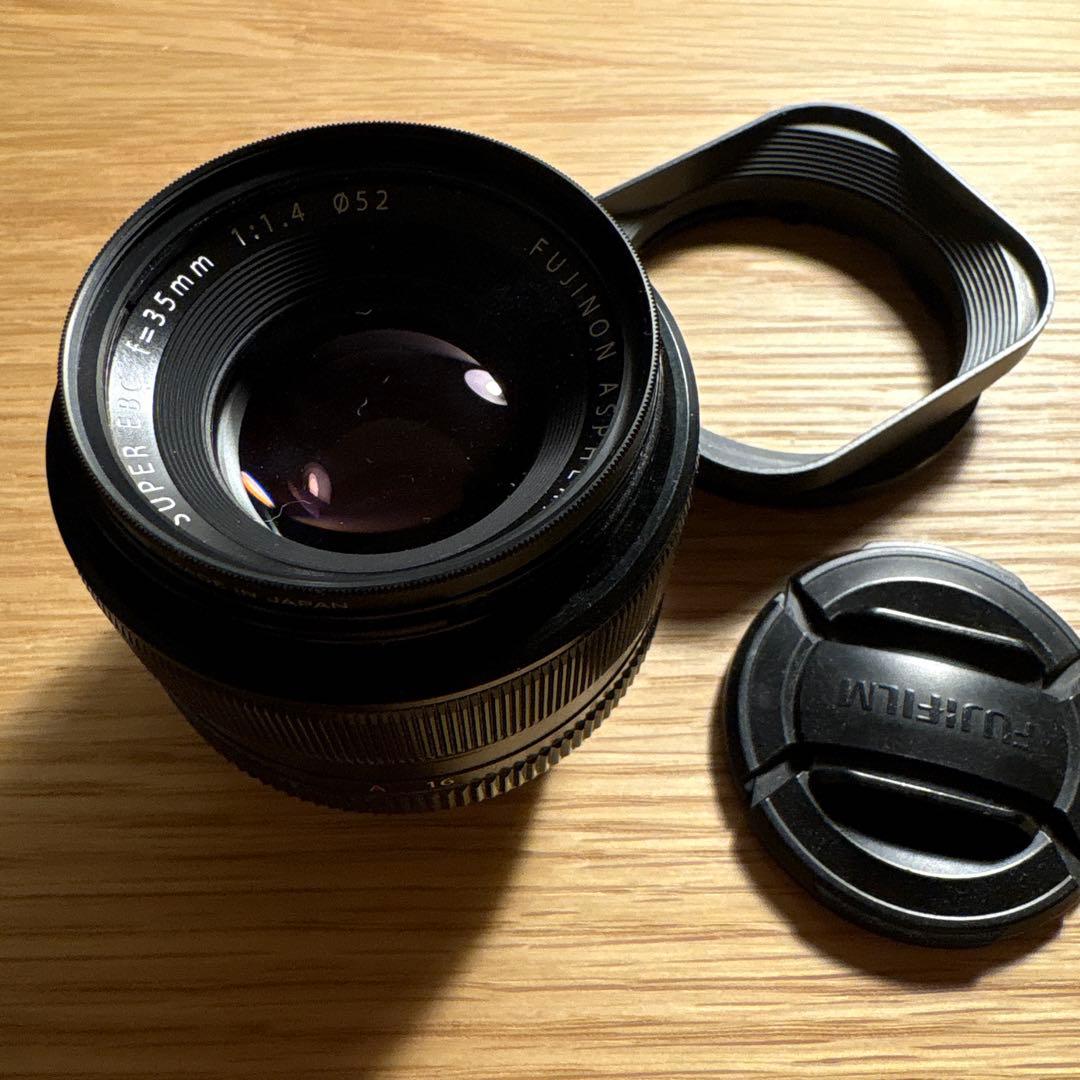 Fujifilm XF35mm f1.4R 神レンズ 単焦点フード•フィルター付