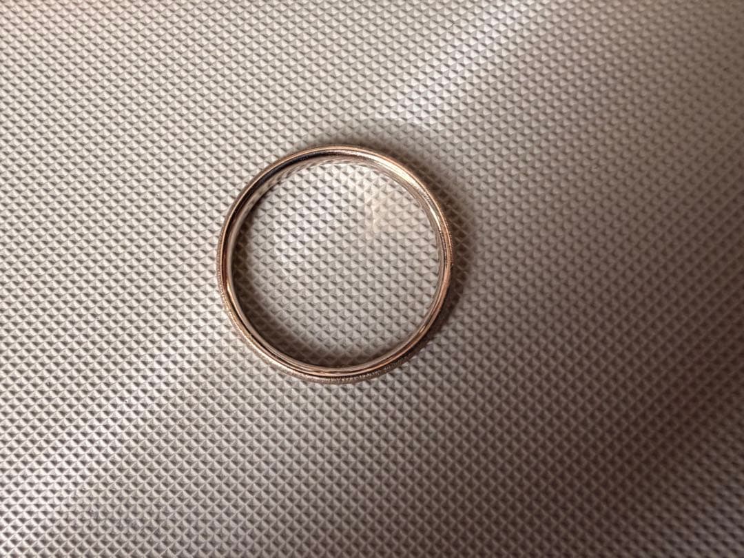 K18 リング wg shihara シハラ オーバル30約4.17g 約18号