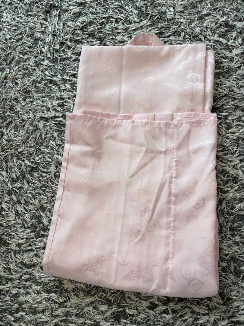 七五三　7歳　四つ身　着物　正絹　総絞り