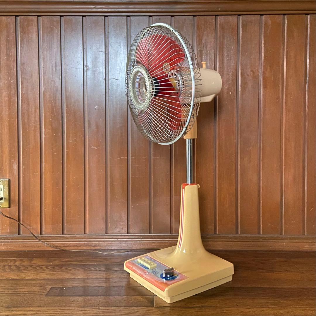 昭和レトロ　赤羽根　扇風機　NEC レトロポップ　当時物