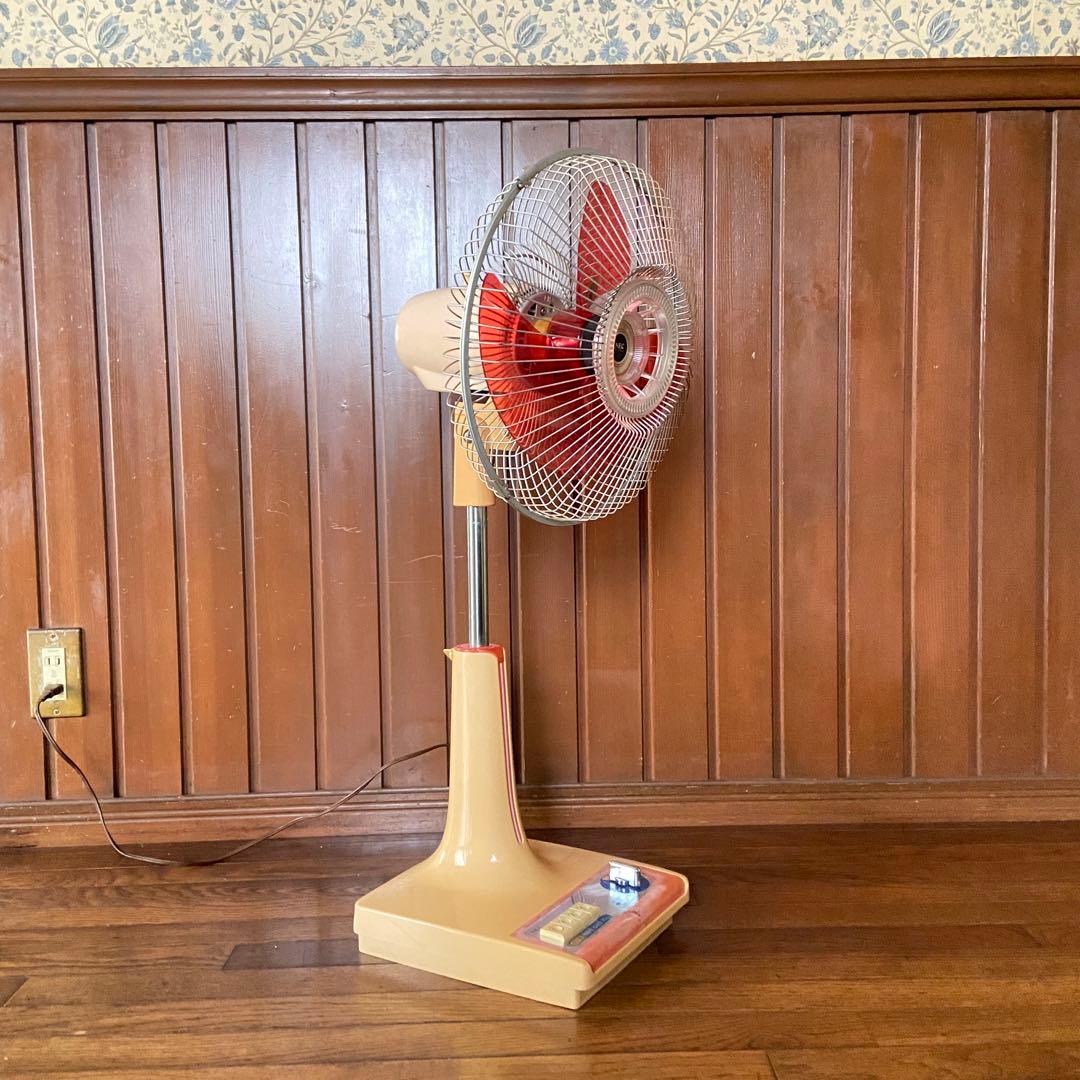 昭和レトロ　赤羽根　扇風機　NEC レトロポップ　当時物