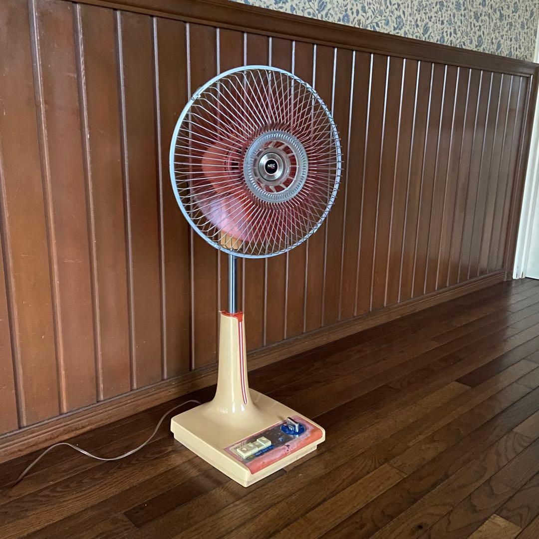 昭和レトロ　赤羽根　扇風機　NEC レトロポップ　当時物