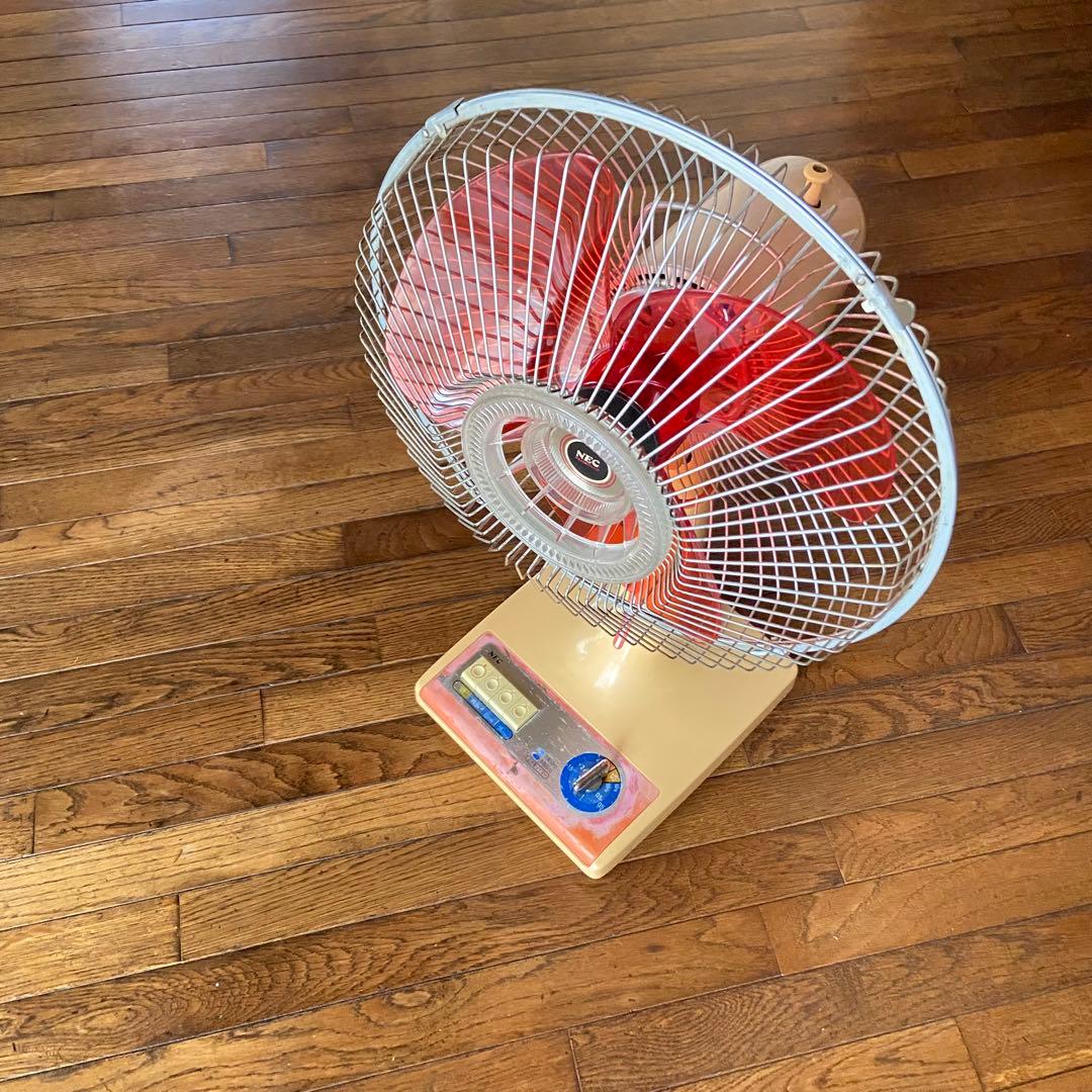 昭和レトロ　赤羽根　扇風機　NEC レトロポップ　当時物