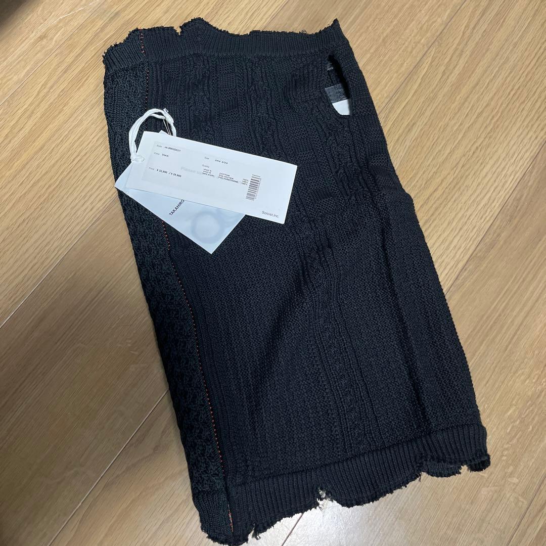 未使用　タカヒロミヤシタ　ソロイスト　ネックゲイター　ネックウォーマー　グランジ