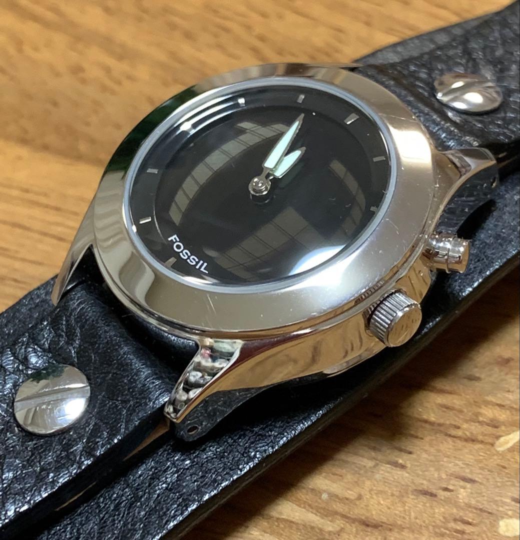 フォッシル　FOSSIL ビッグティック　缶ケース付属　完品