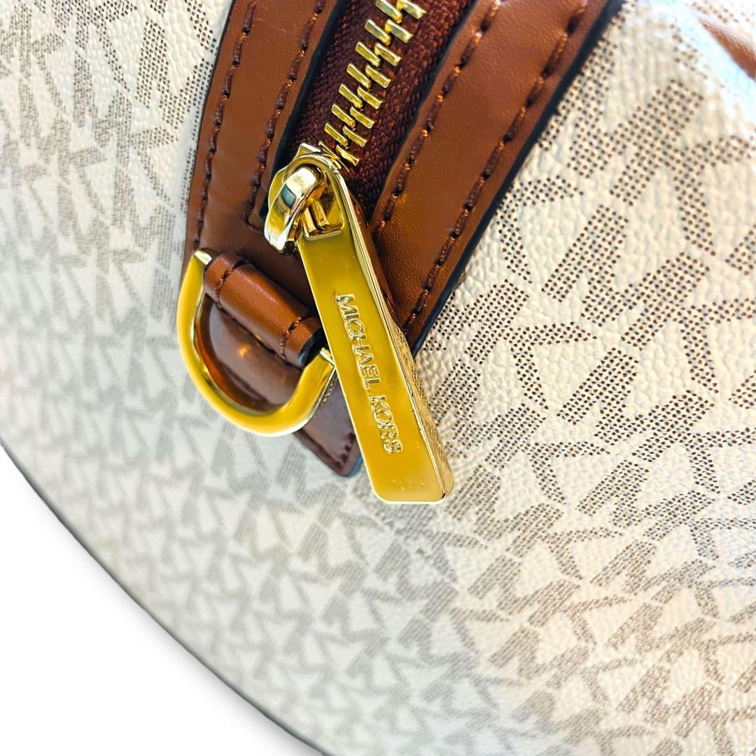 美品 マイケルコース ボストンバッグ トラベル シグネチャー XL ダッフル