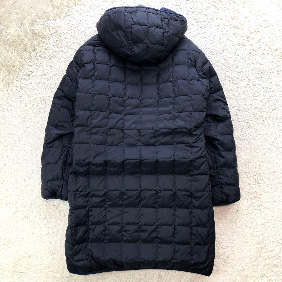 ノーリーズ タイオン別注 リバーシブル キルティング ボア ダウンコート M