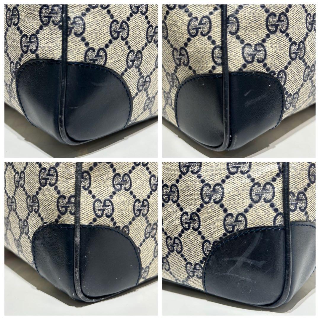 GUCCI グッチ ミニボストン ハンドバッグ シェリーライン レザー 革