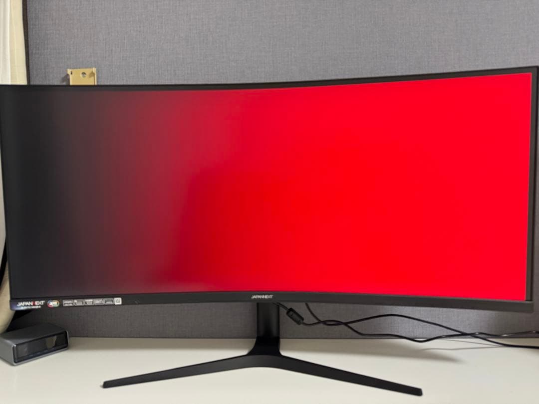 JAPANNEXT 37.5インチ IPS BLACK 湾曲ウルトラワイド