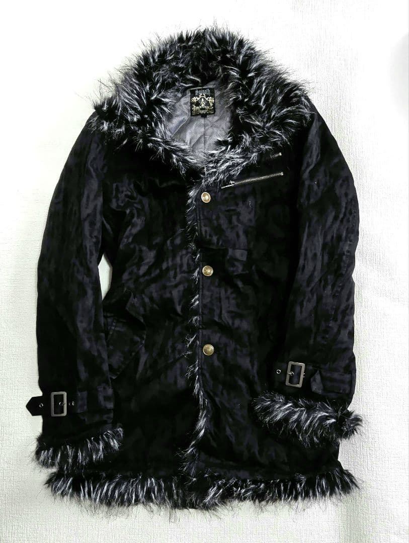 y2k ビジュアル系 ファーコート 平成 　archive ゴシックpunk