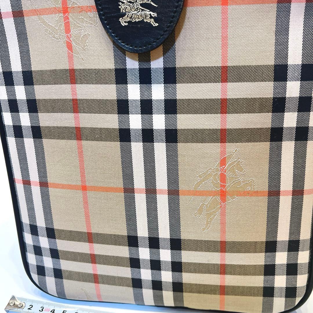 【良品】Burberrys チェック柄 ボストンバッグ　ノバチェック　バーバリー