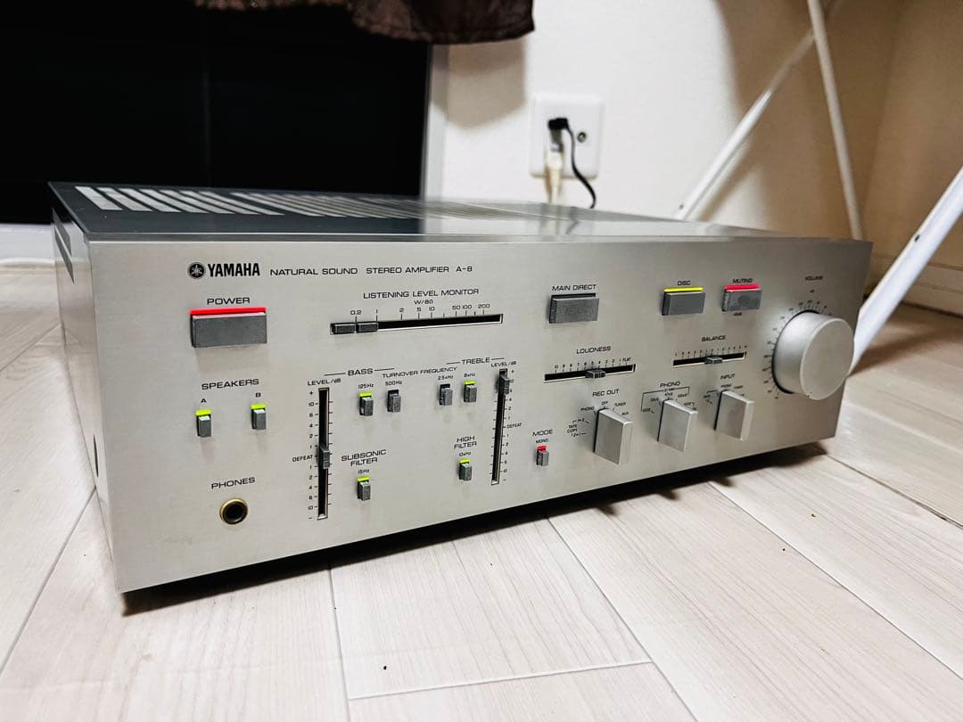 YAMAHA A-8 プリメインアンプ　￥169,000(1981年頃)