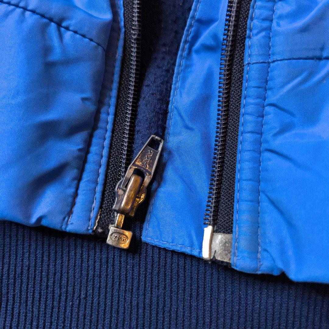 ​希少 リペア USA製 80s パタゴニア シェルドシンチラジャケット 青 S