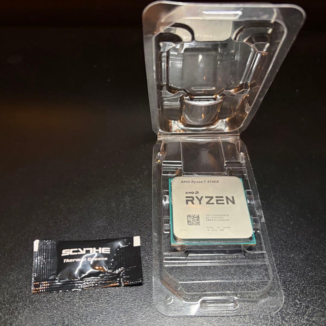 AMD Ryzen7 5700X CPU 本体 虎徹Mark3 純正グリス