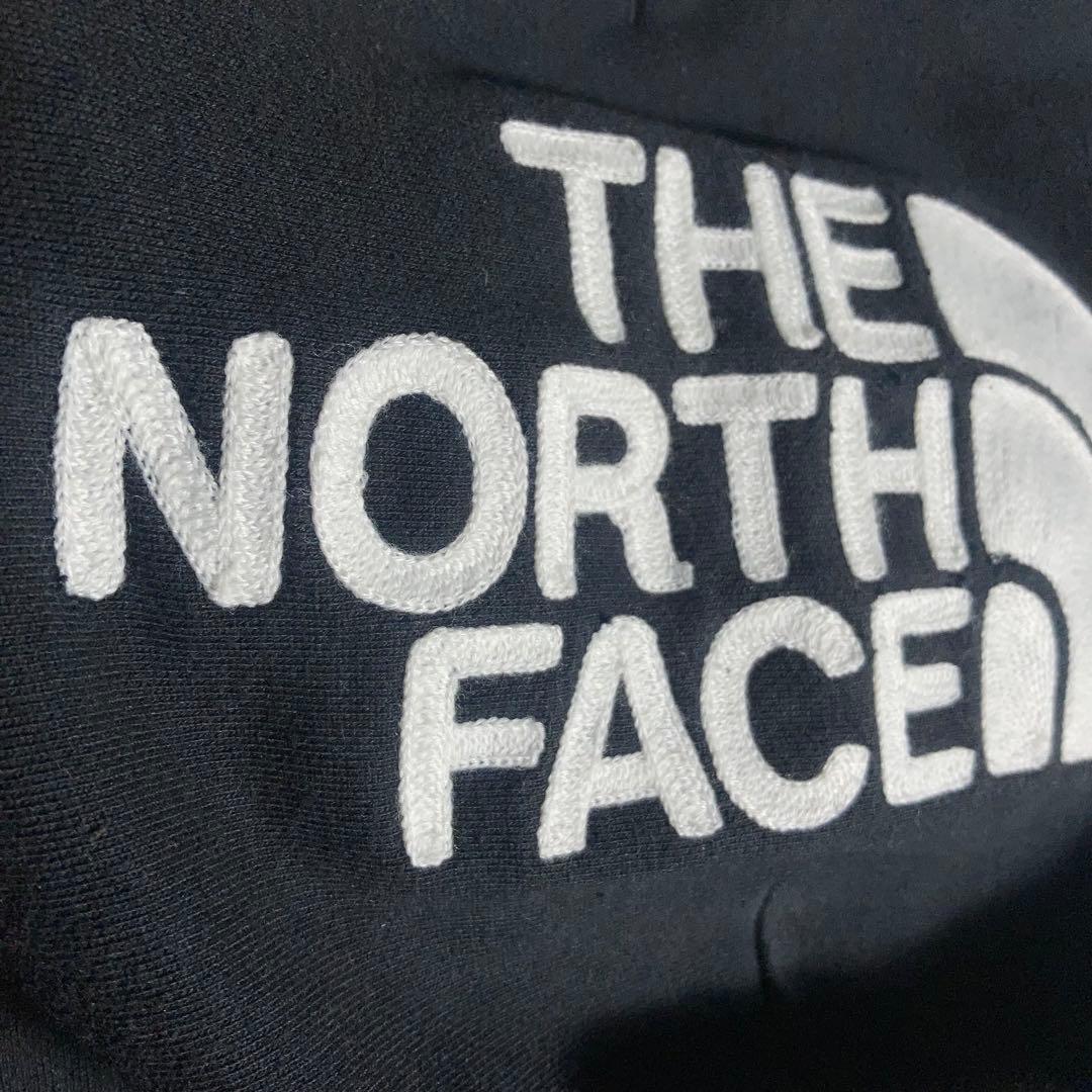 THE NORTH FACE フルジップパーカー フードロゴ 黒 XL.