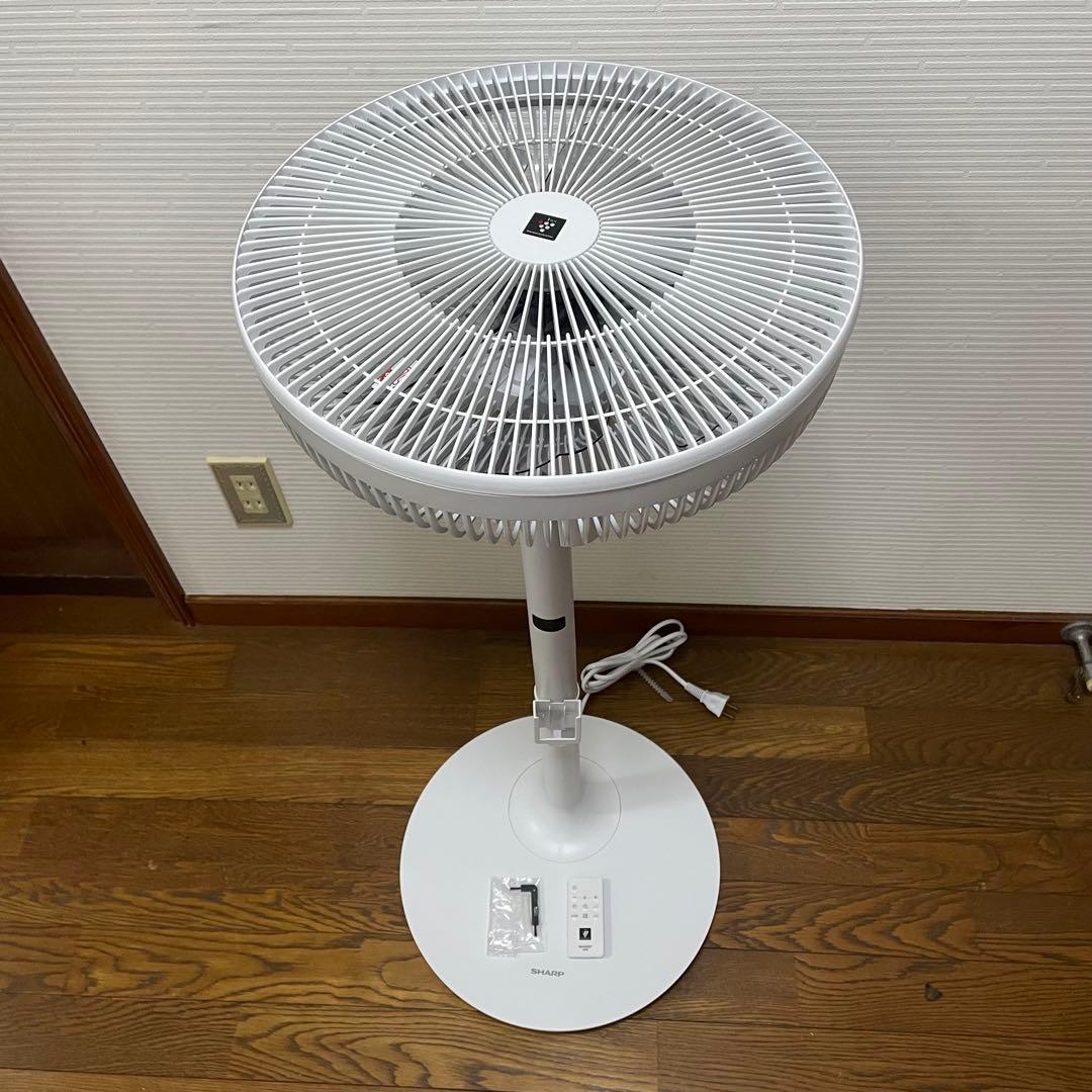美品　シャープ 扇風機 サーキュレーター PJ-S3DS-W 2025年製