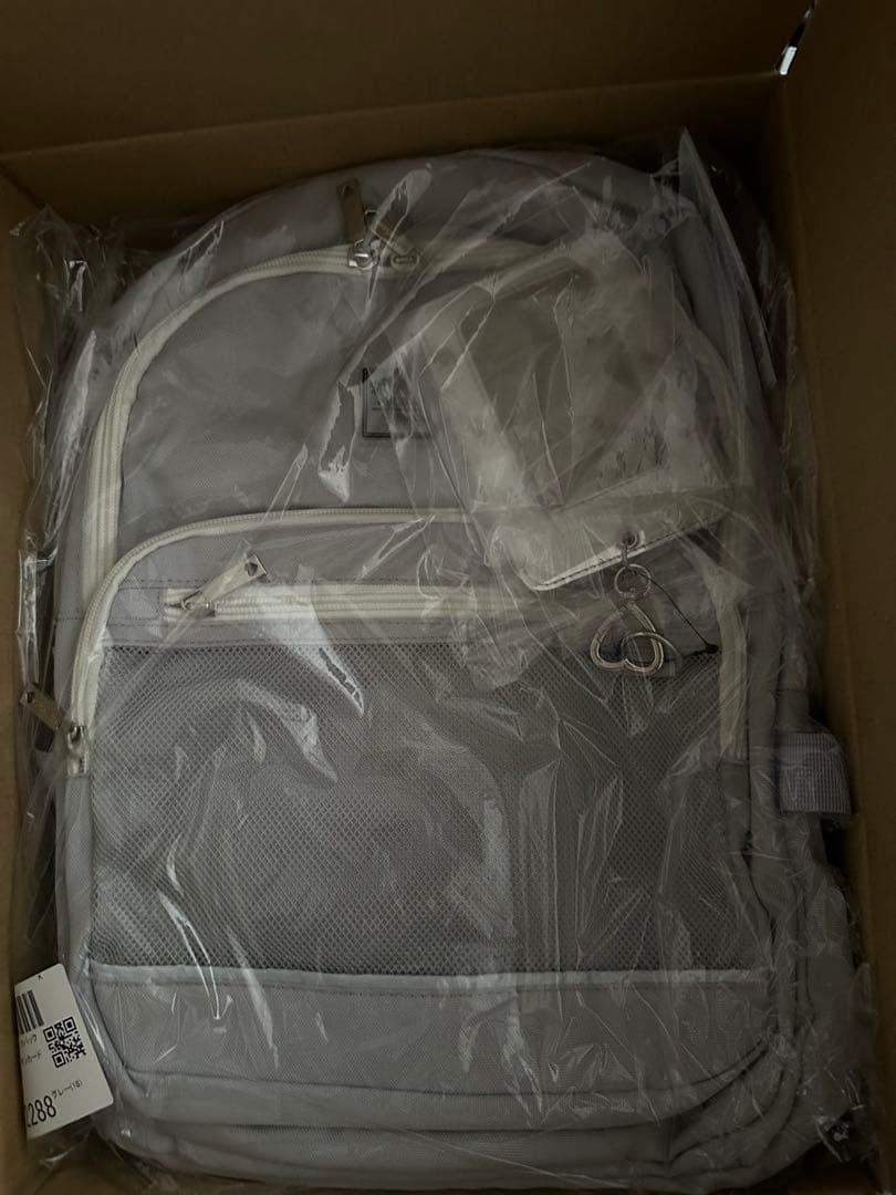 メゾピアノジュニア 【撥水】レースアップリボンカードホルダーつきリュック