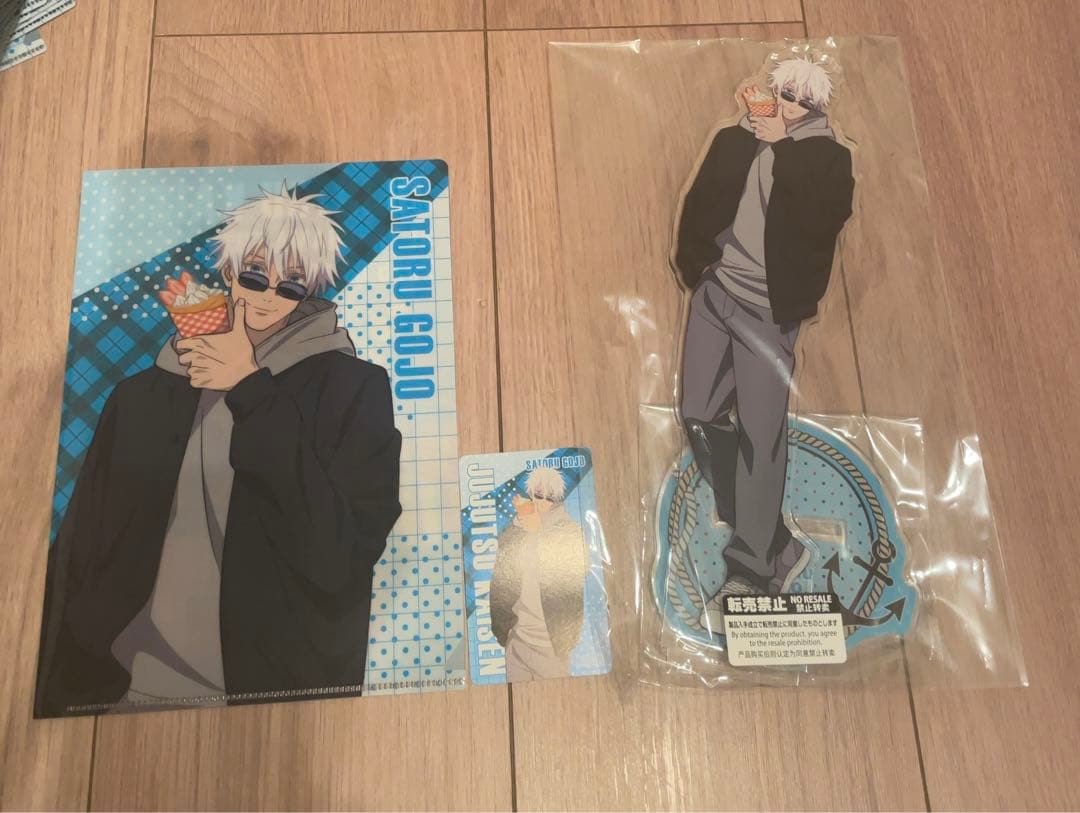 呪術廻戦 五条悟 コスモワールド コラボ 特大 アクリルスタンド フィギュア