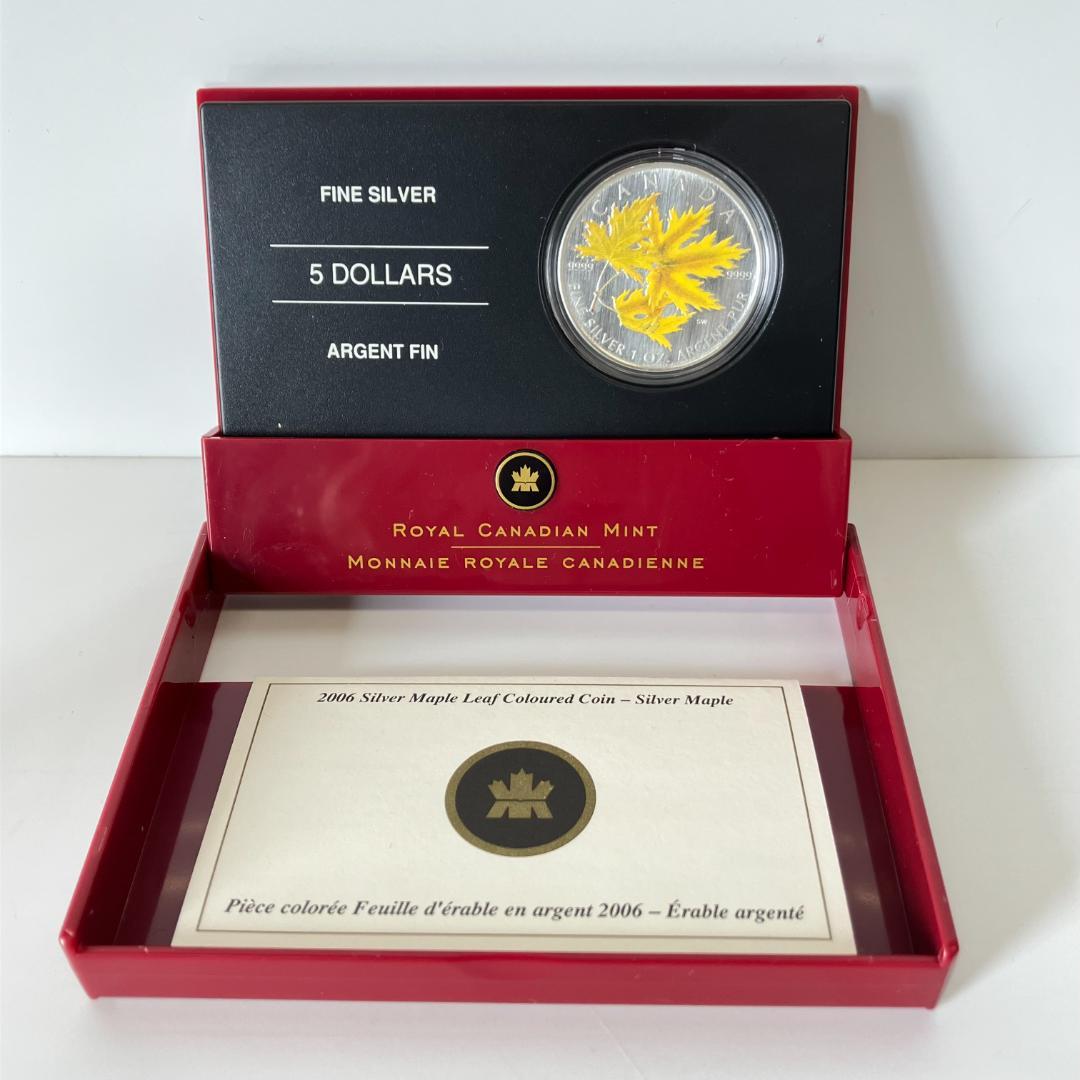 カナダ王立造幣局発行　メイプルリーフ　カラー 2006年