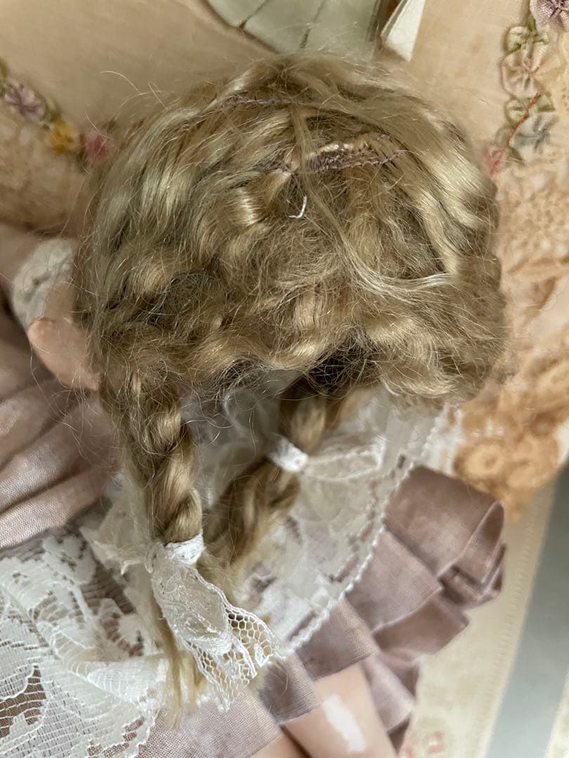 ヴィンテージ♡AM323 グーグリーちゃんリプロの子♡アンティークビスクドール