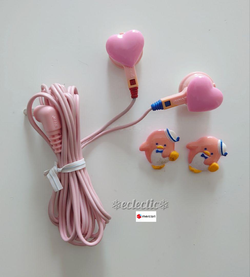 【希少✮ヴィンテージ】Victor ルンルンメイト TUXEDOSAMイヤホン