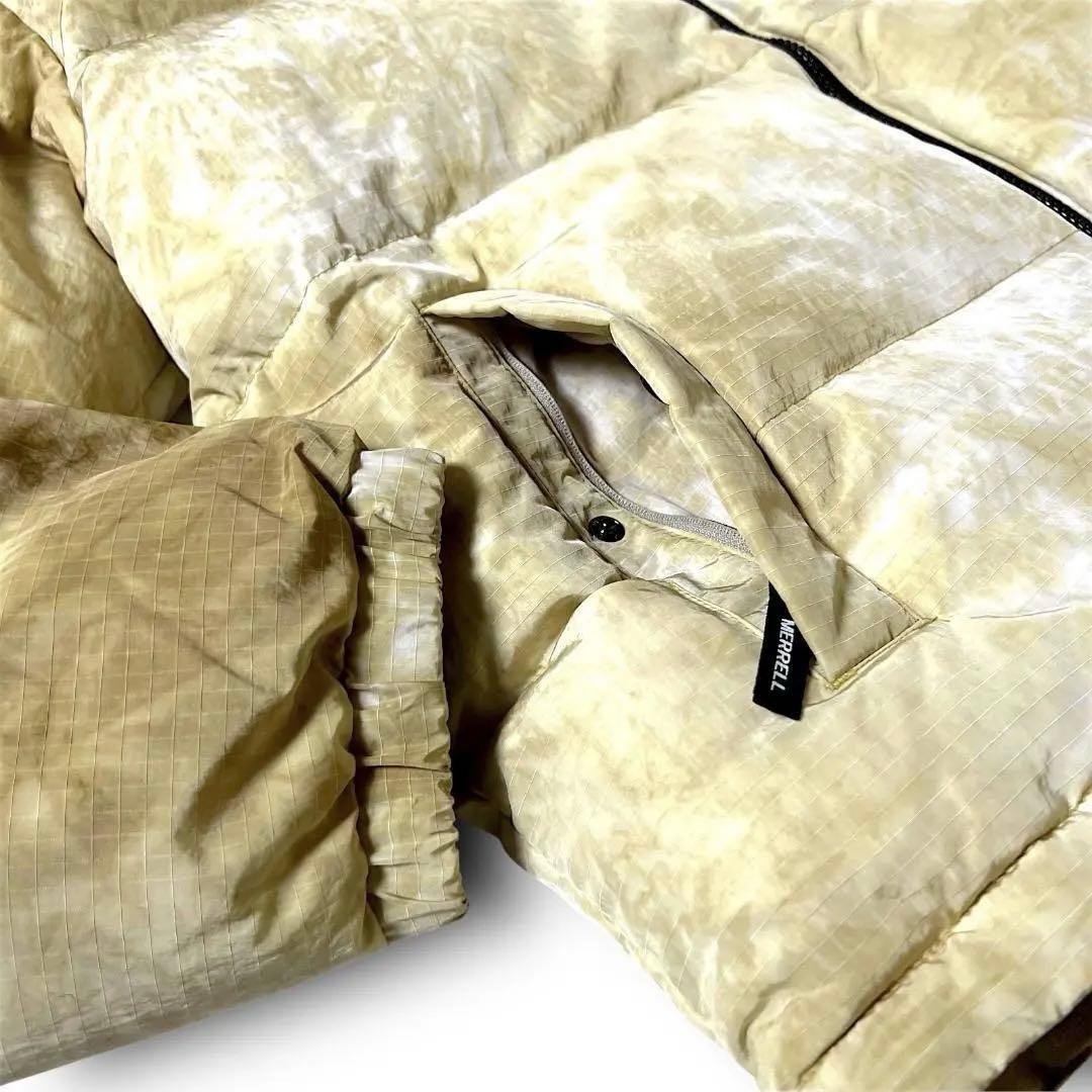 【定価6.3万】メレル グース ダウンジャケット ボックスロゴ 軽量 L