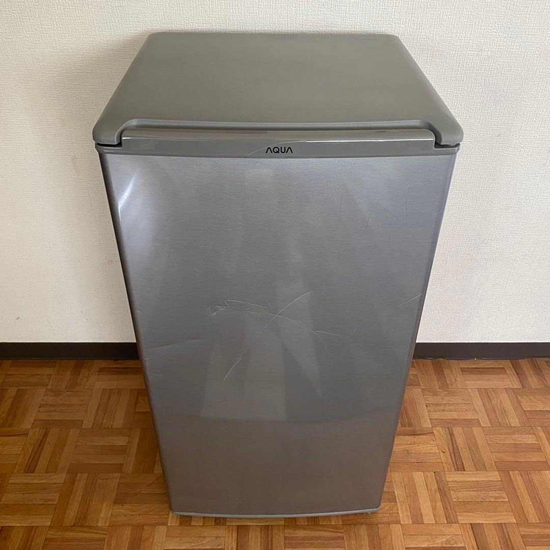 難あり AQUA ノンフロン直冷式冷蔵庫 AQK-8K 2022年製 1ドア