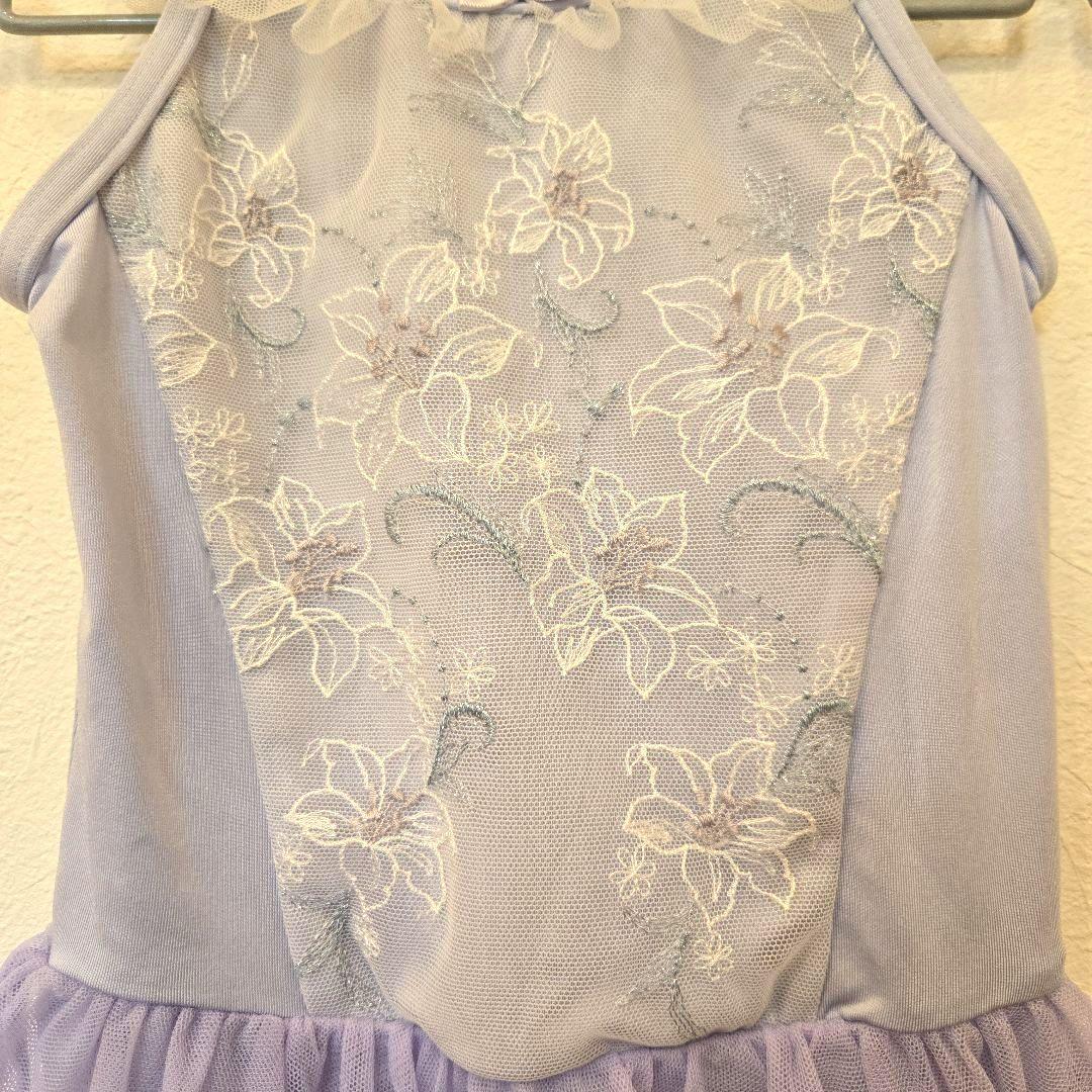 チャコット公式(chacott)スカート付レオタード バレエ パープル130cm